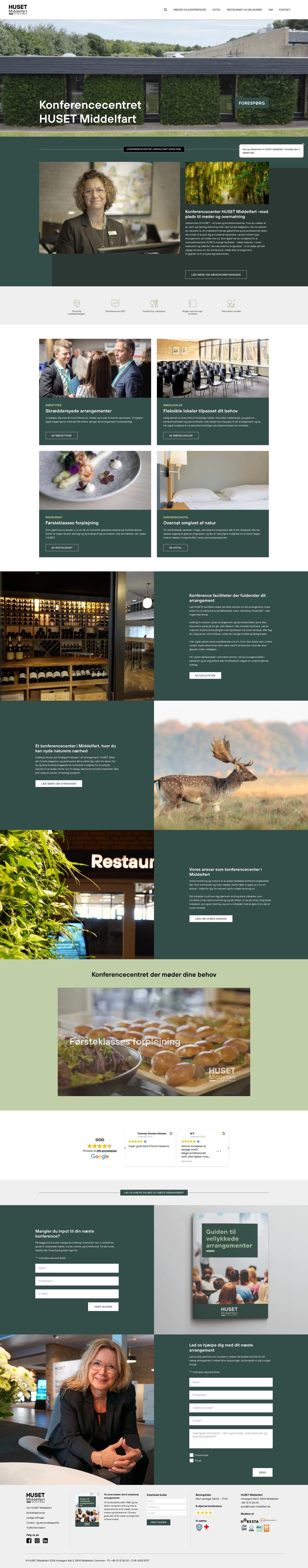 Bild på Digialbyrå projekt hela hemsidan - Huset Middelfart